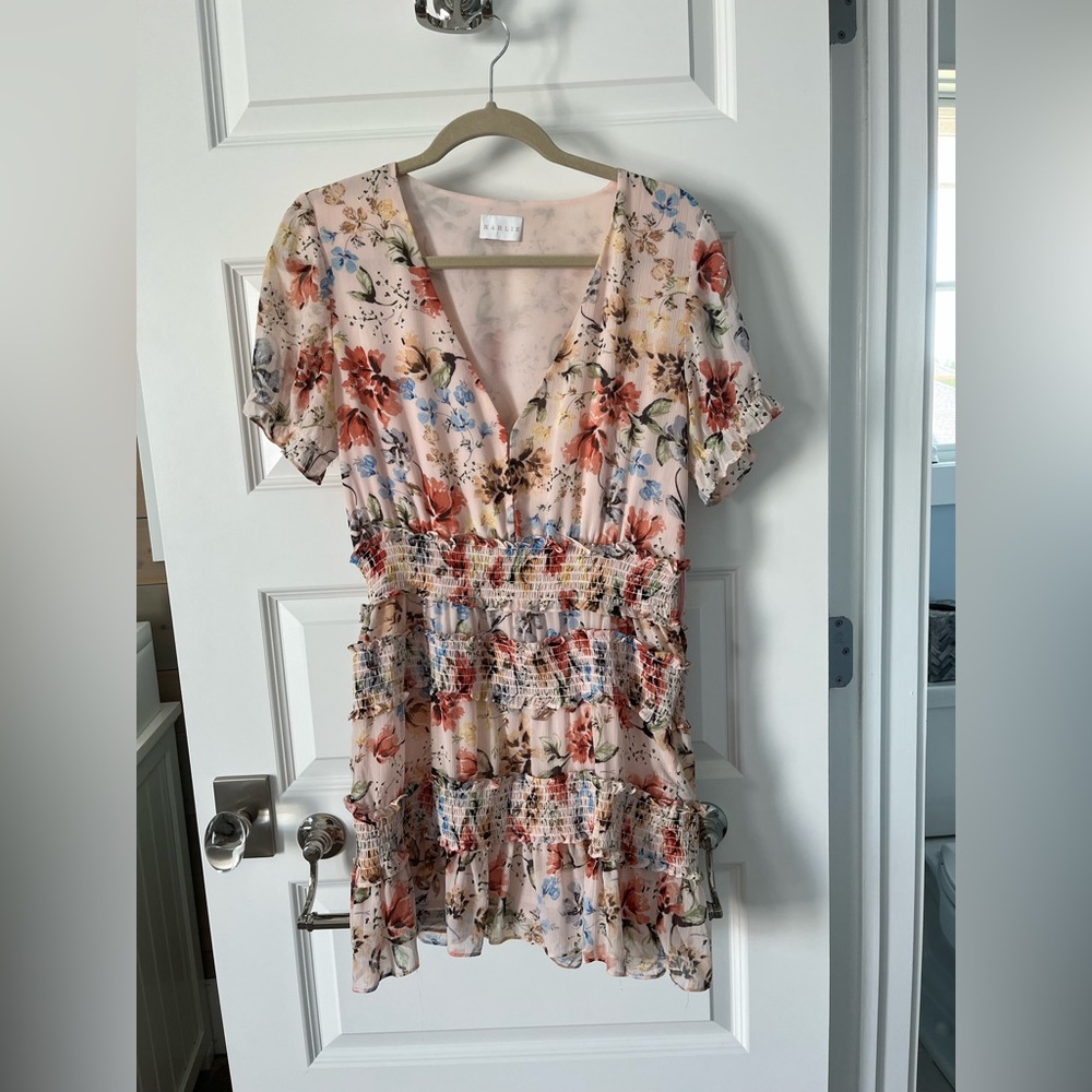 Floral mini dress